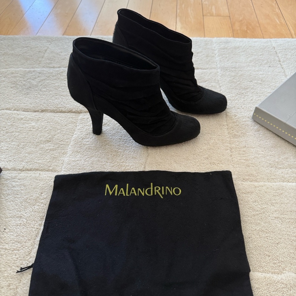 Catherine Malandrino Black Heeled Boots